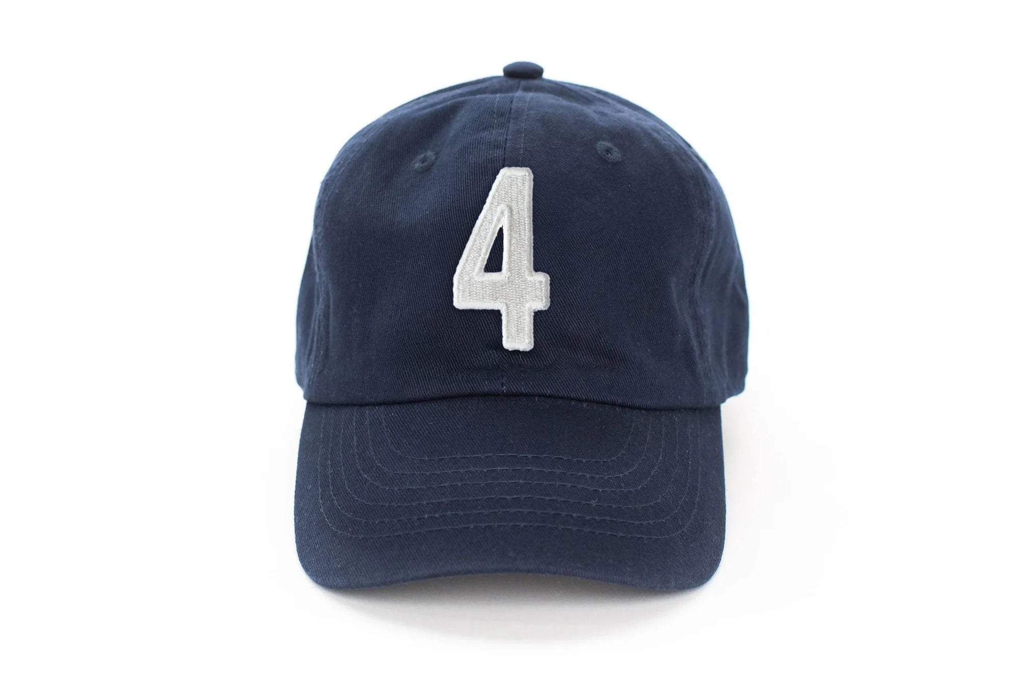 Navy Number Baseball Hat