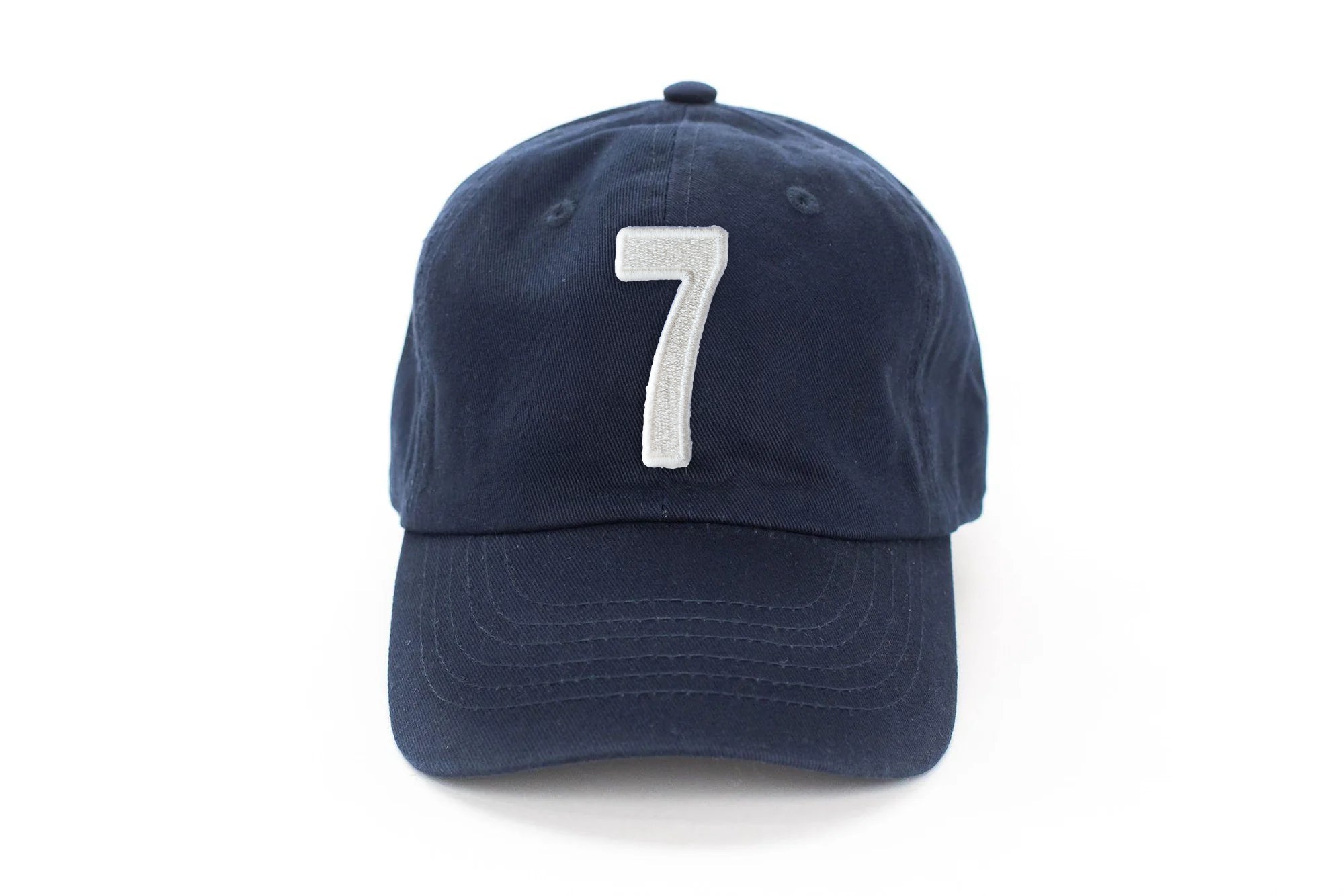 Navy Number Baseball Hat