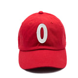 Red Number Baseball Hat