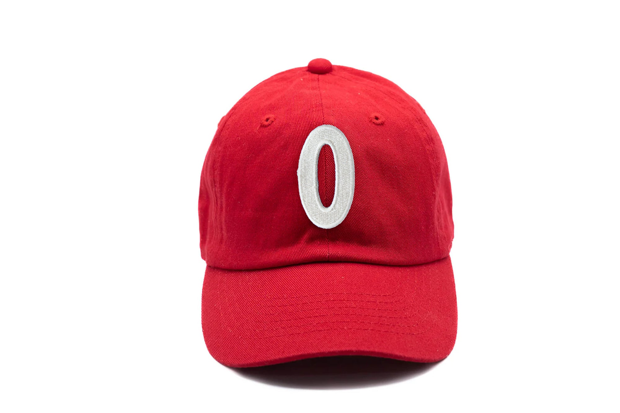 Red Number Baseball Hat
