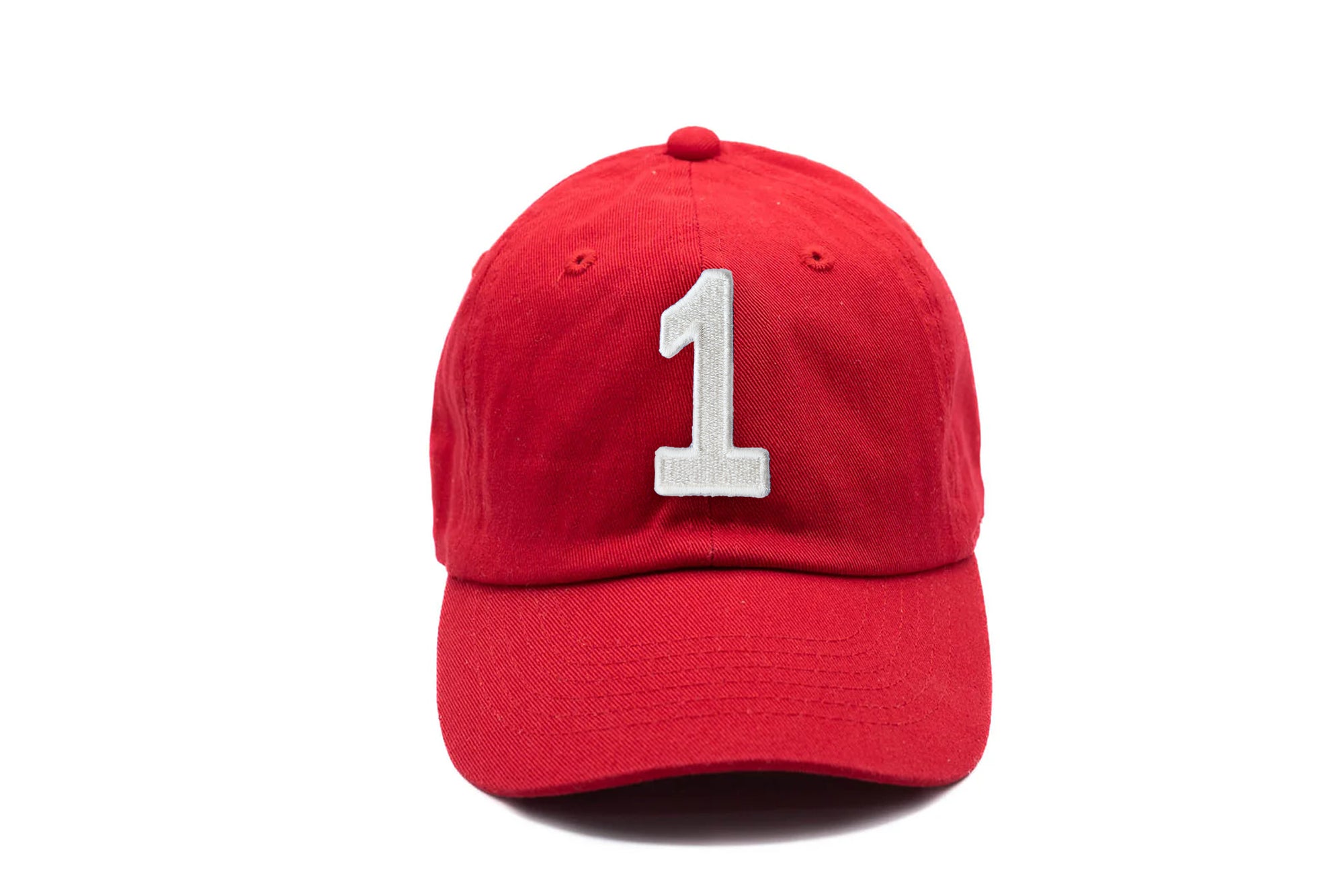Red Number Baseball Hat