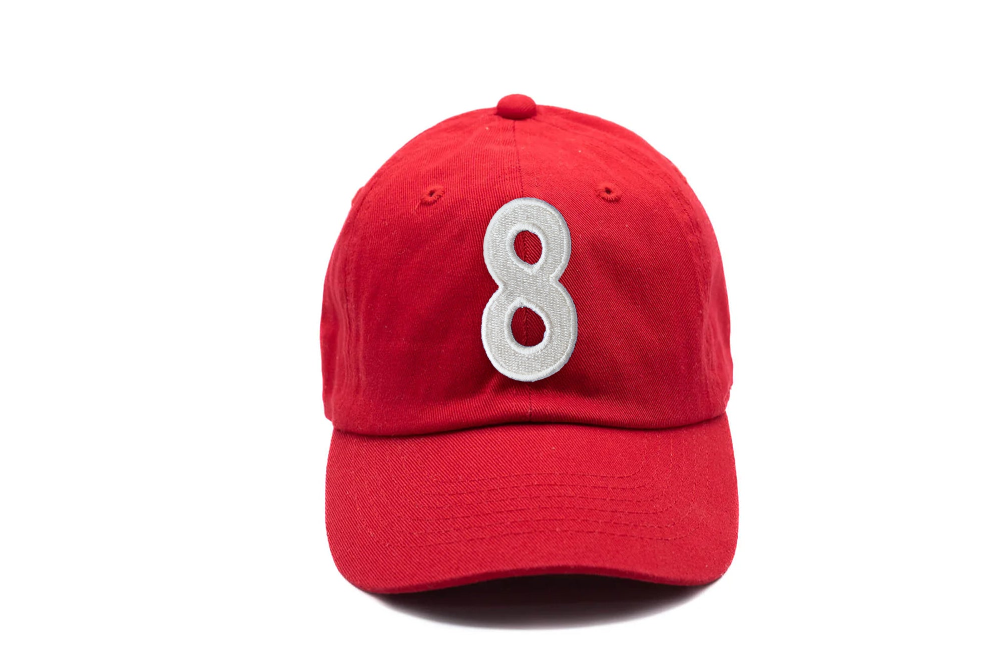Red Number Baseball Hat