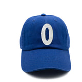 Royal Blue Number Baseball Hat
