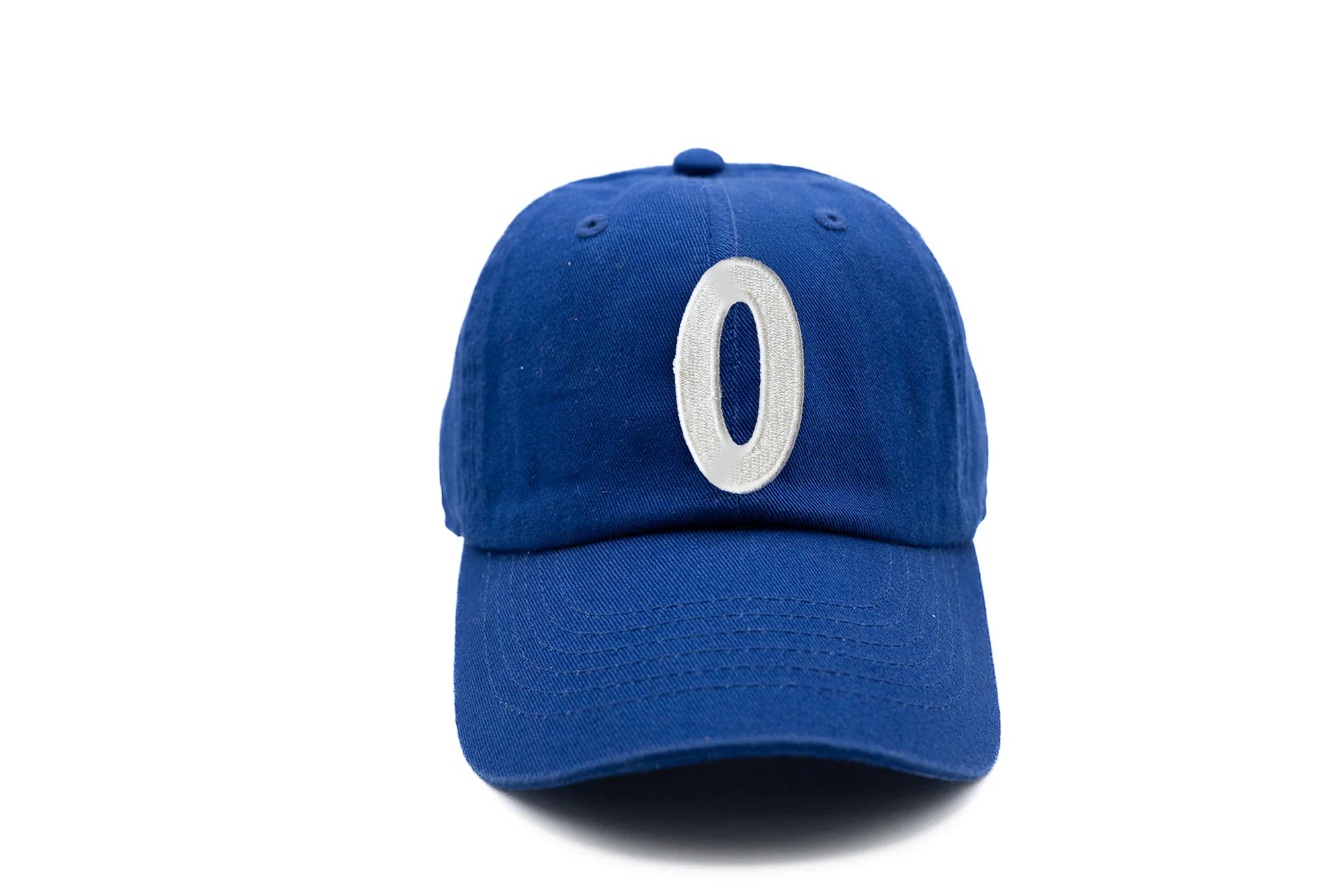 Royal Blue Number Baseball Hat