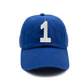 Royal Blue Number Baseball Hat