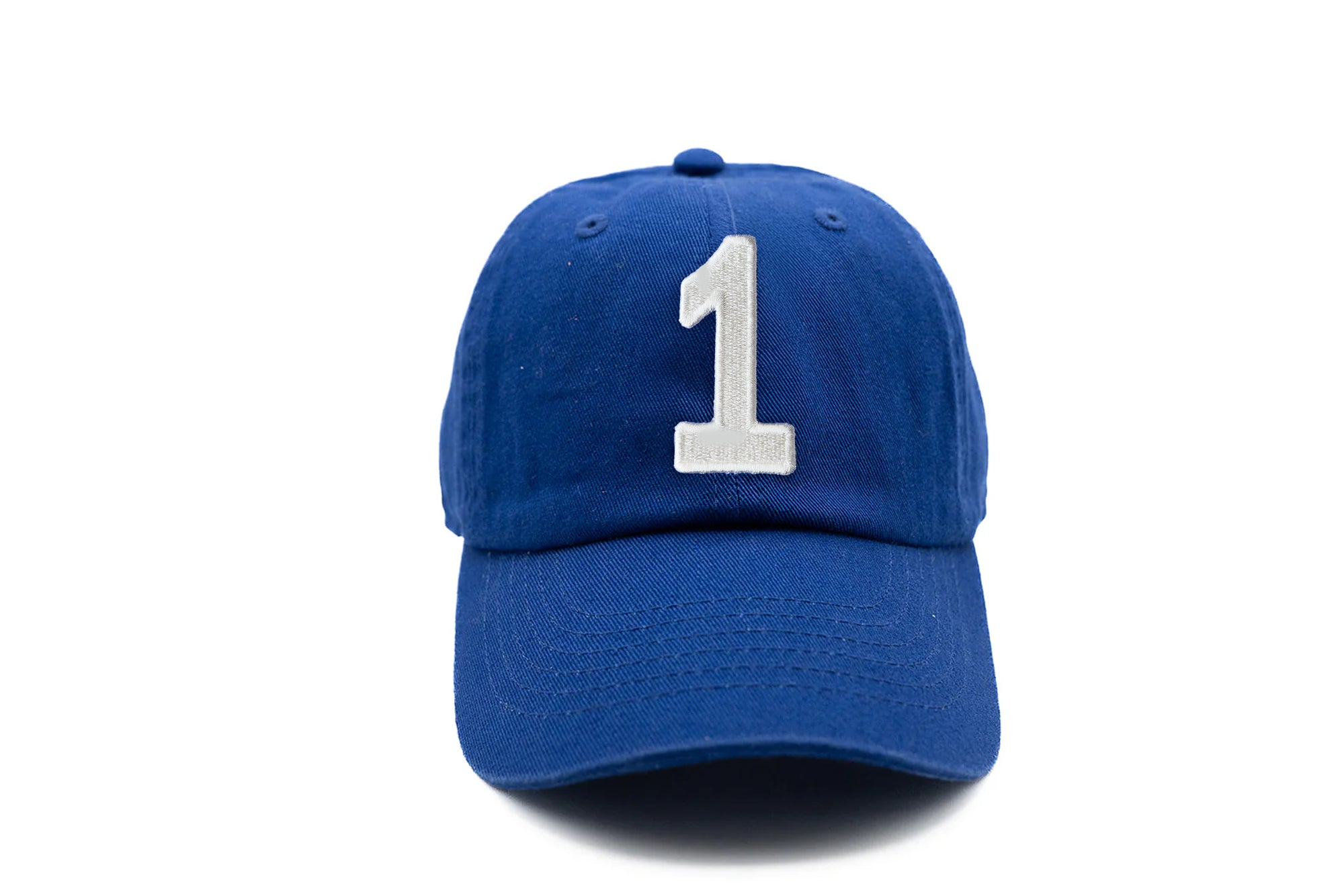 Royal Blue Number Baseball Hat