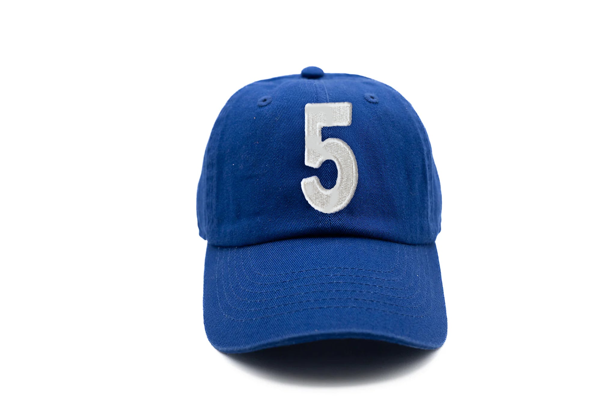 Royal Blue Number Baseball Hat
