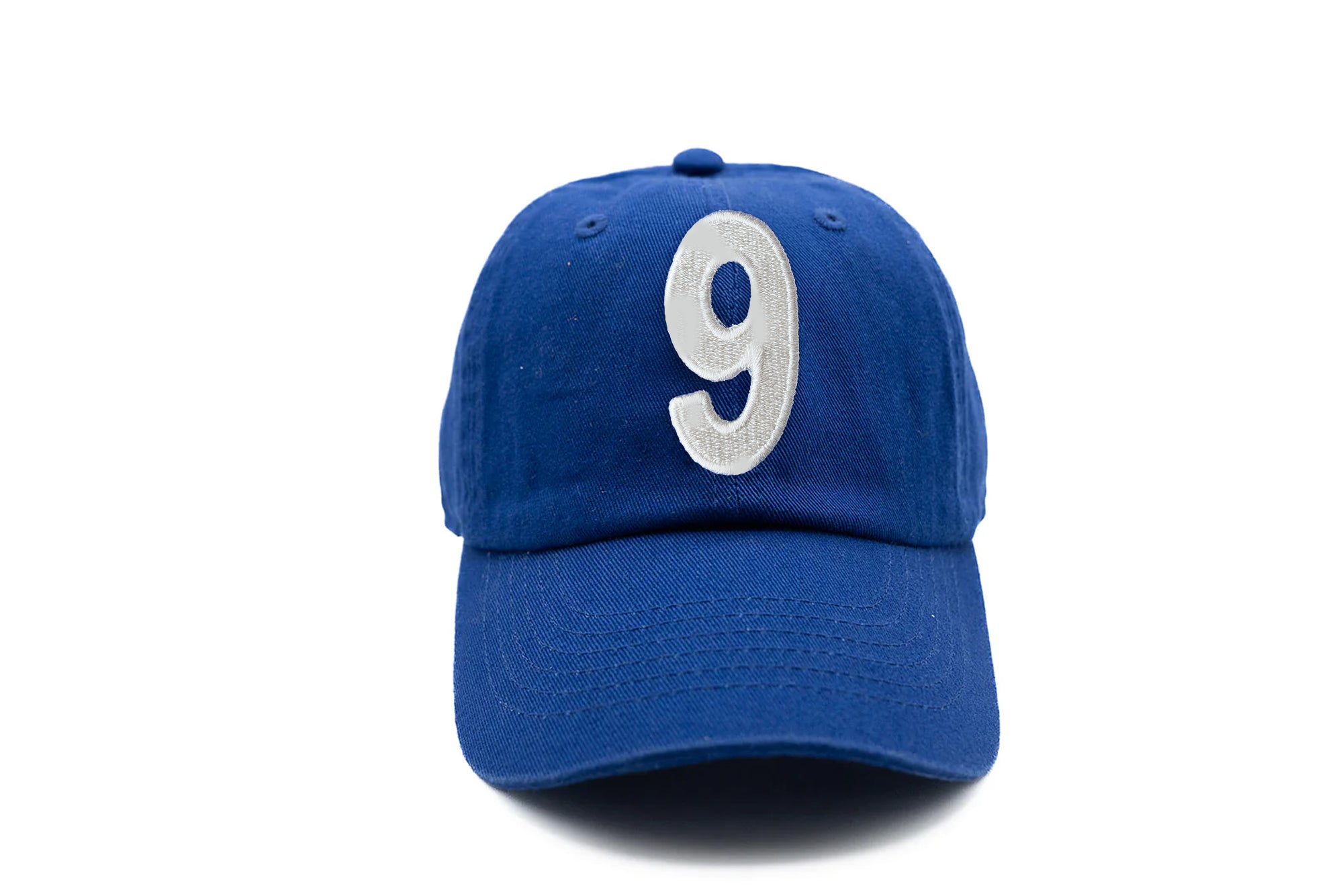 Royal Blue Number Baseball Hat