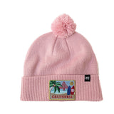 California Pom Pom Hat