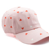 Pink Hearts Letter Baseball Hat