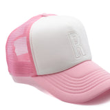 Pink & White Letter Trucker Hat