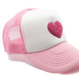 Terry Heart Foam Trucker Hat