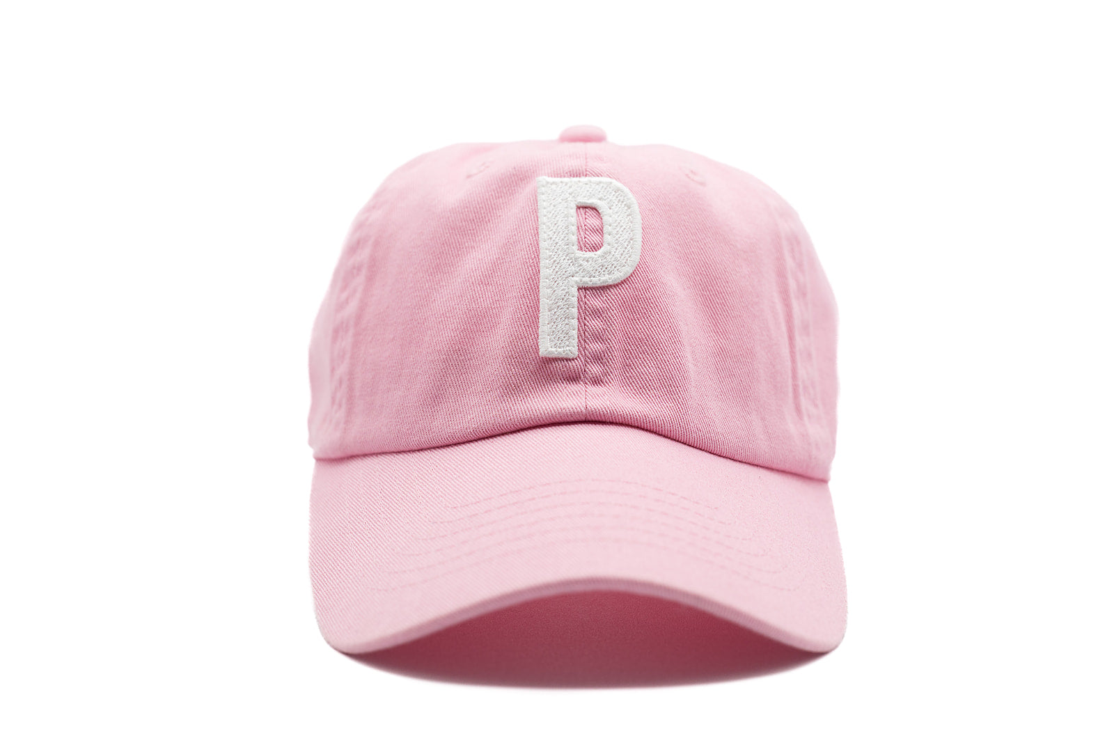 Light Pink Letter Ponytail Hat