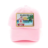 Florida Postcard Baseball Hat