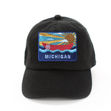 Michigan Postcard Baseball Hat