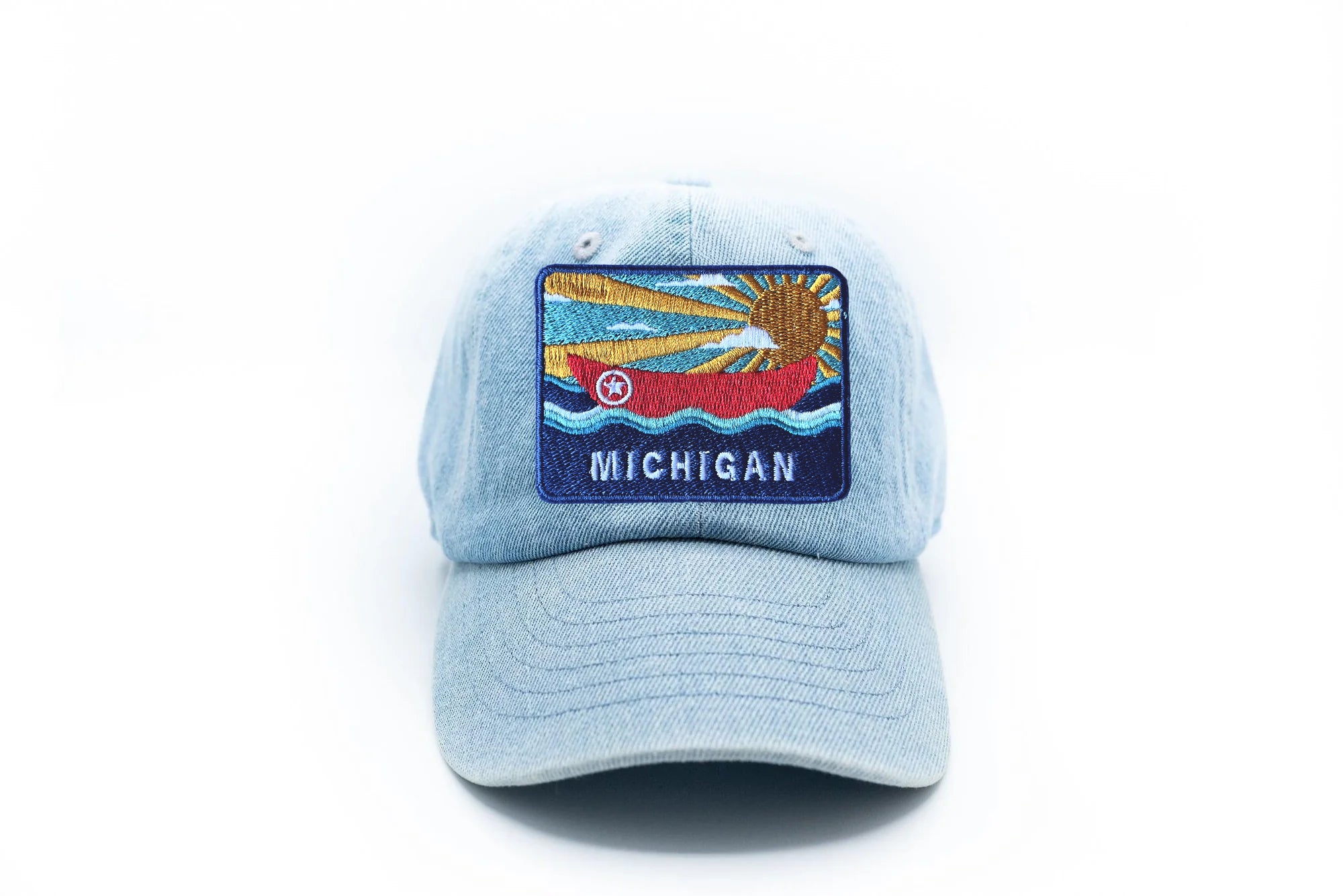 Michigan Postcard Baseball Hat
