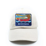 Michigan Postcard Baseball Hat