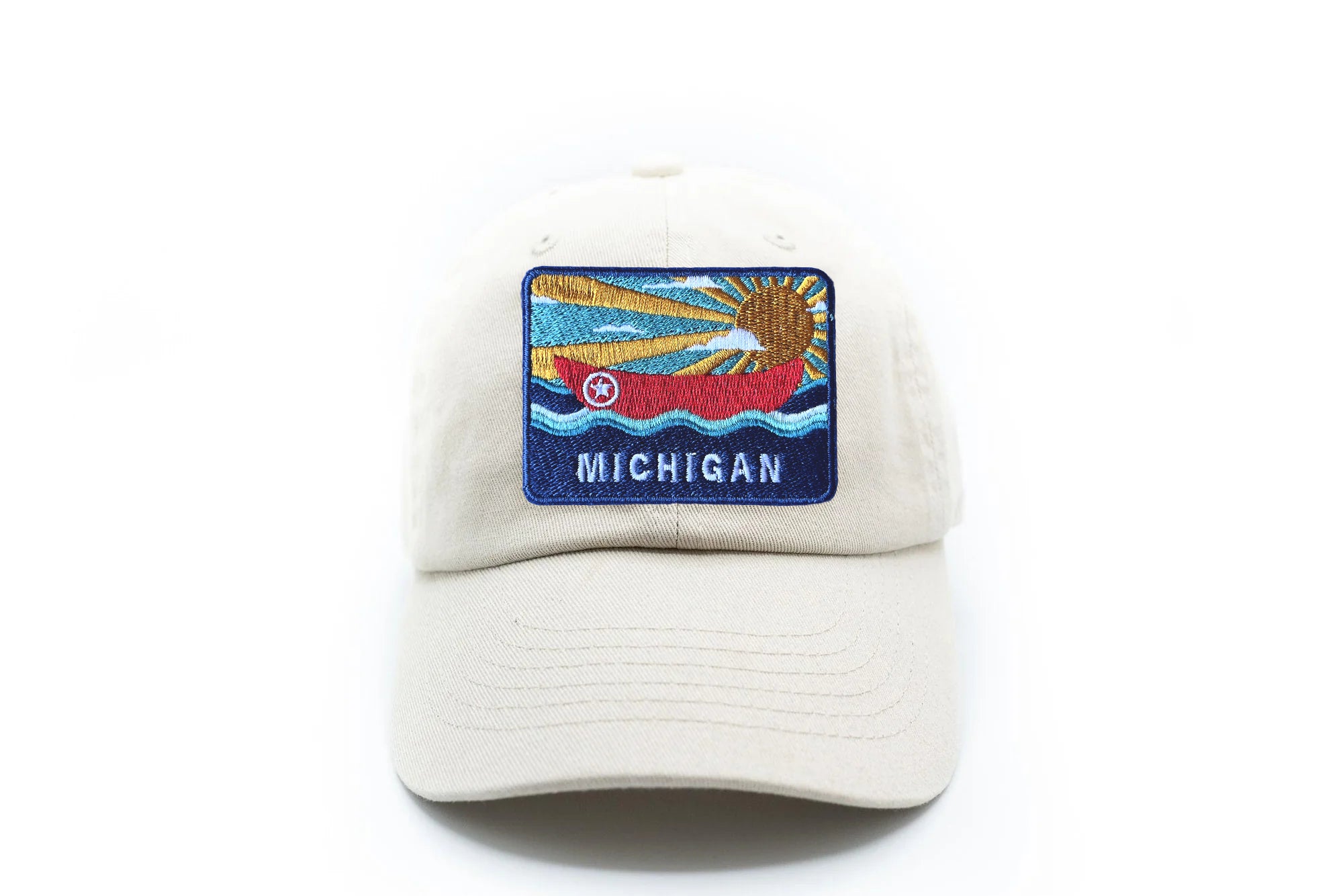 Michigan Postcard Baseball Hat