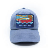 Michigan Postcard Baseball Hat