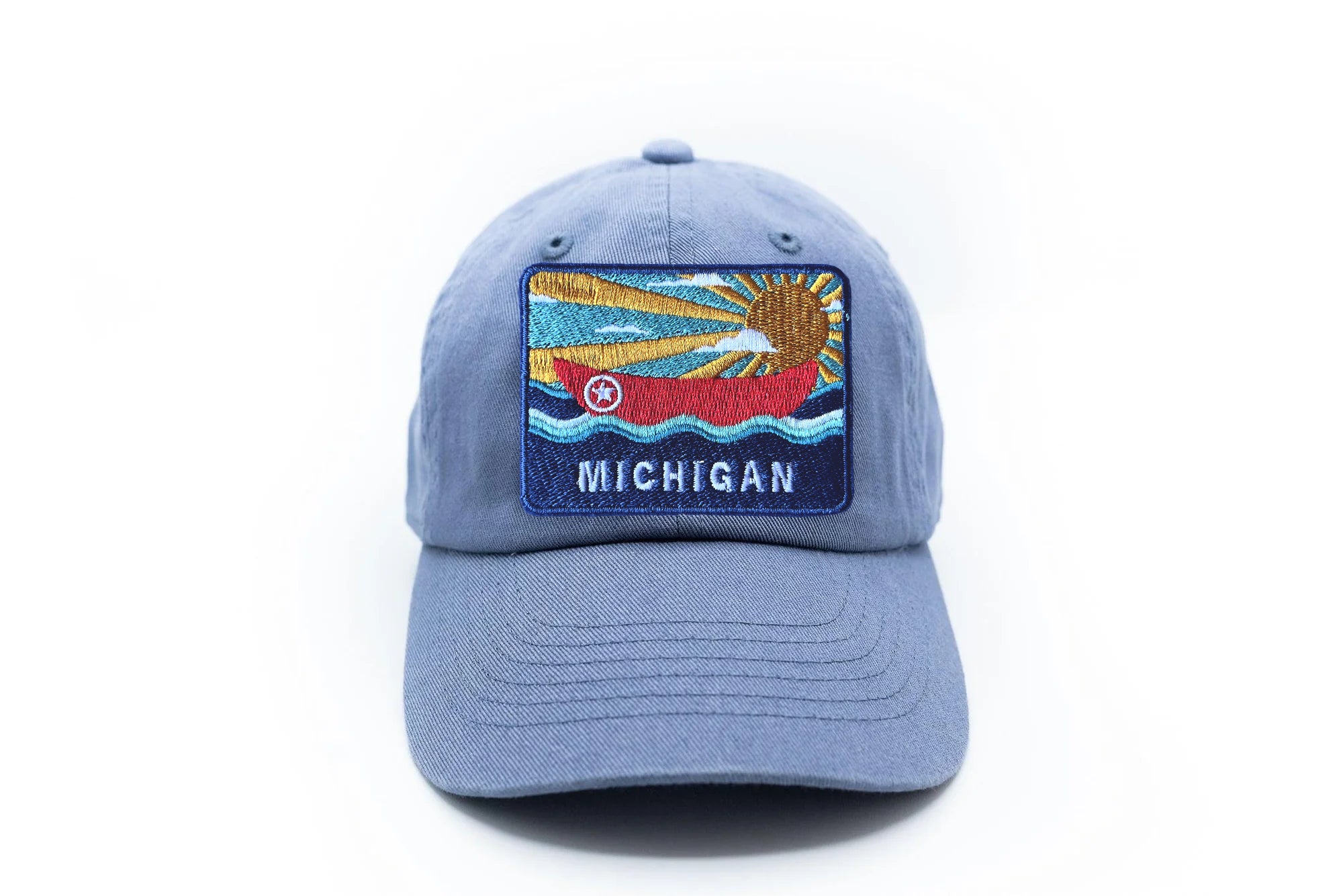 Michigan Postcard Baseball Hat