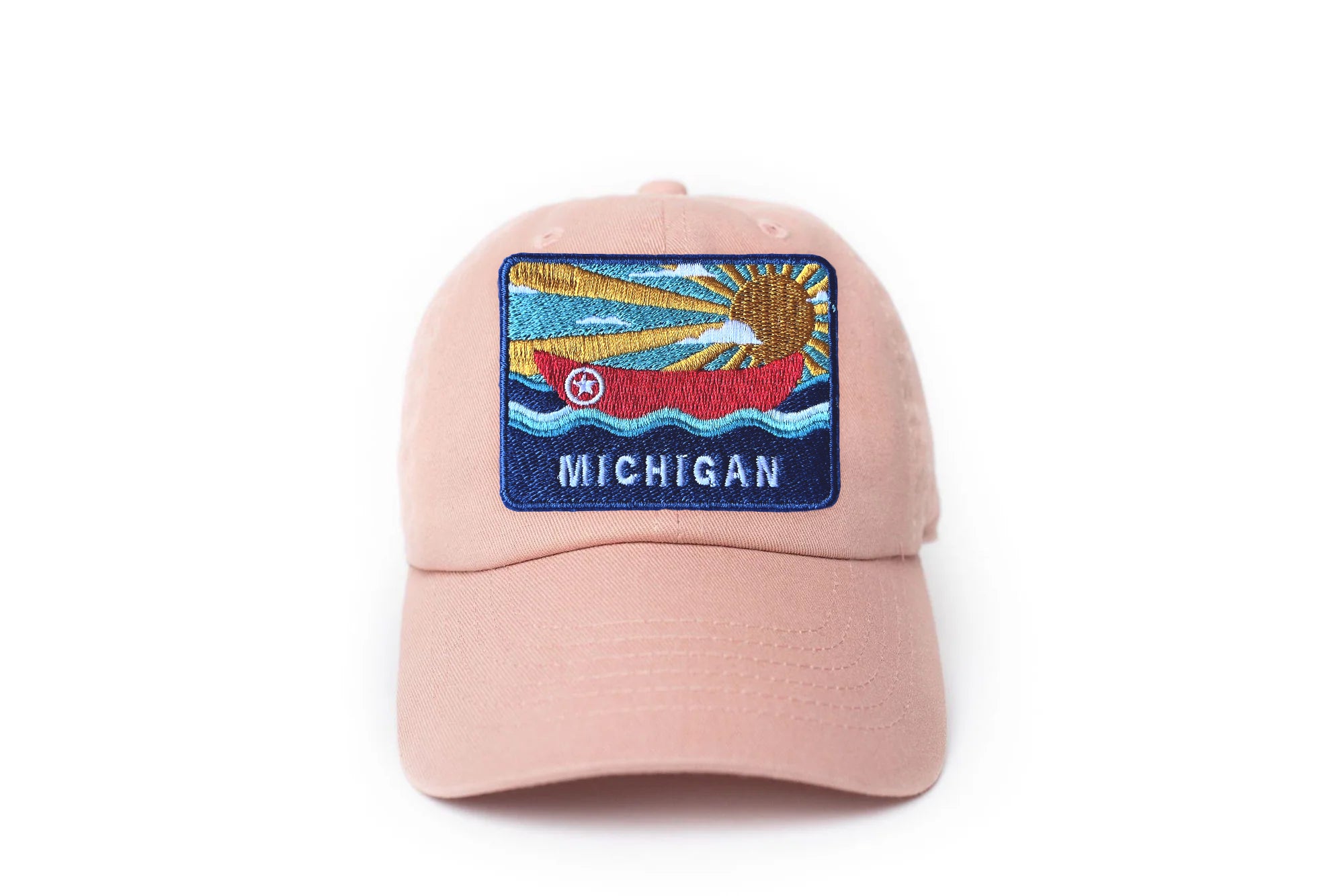 Michigan Postcard Baseball Hat