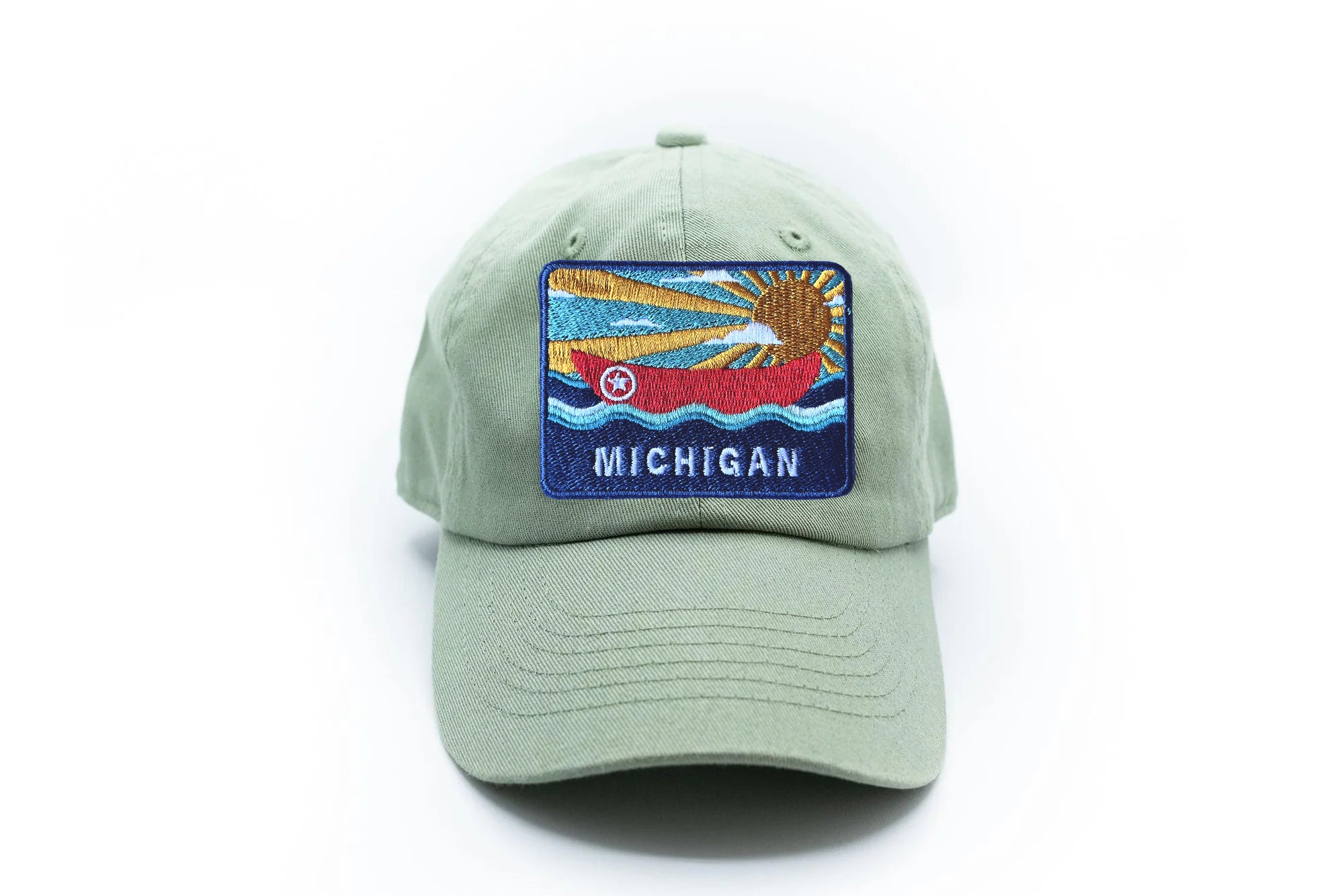 Michigan Postcard Baseball Hat