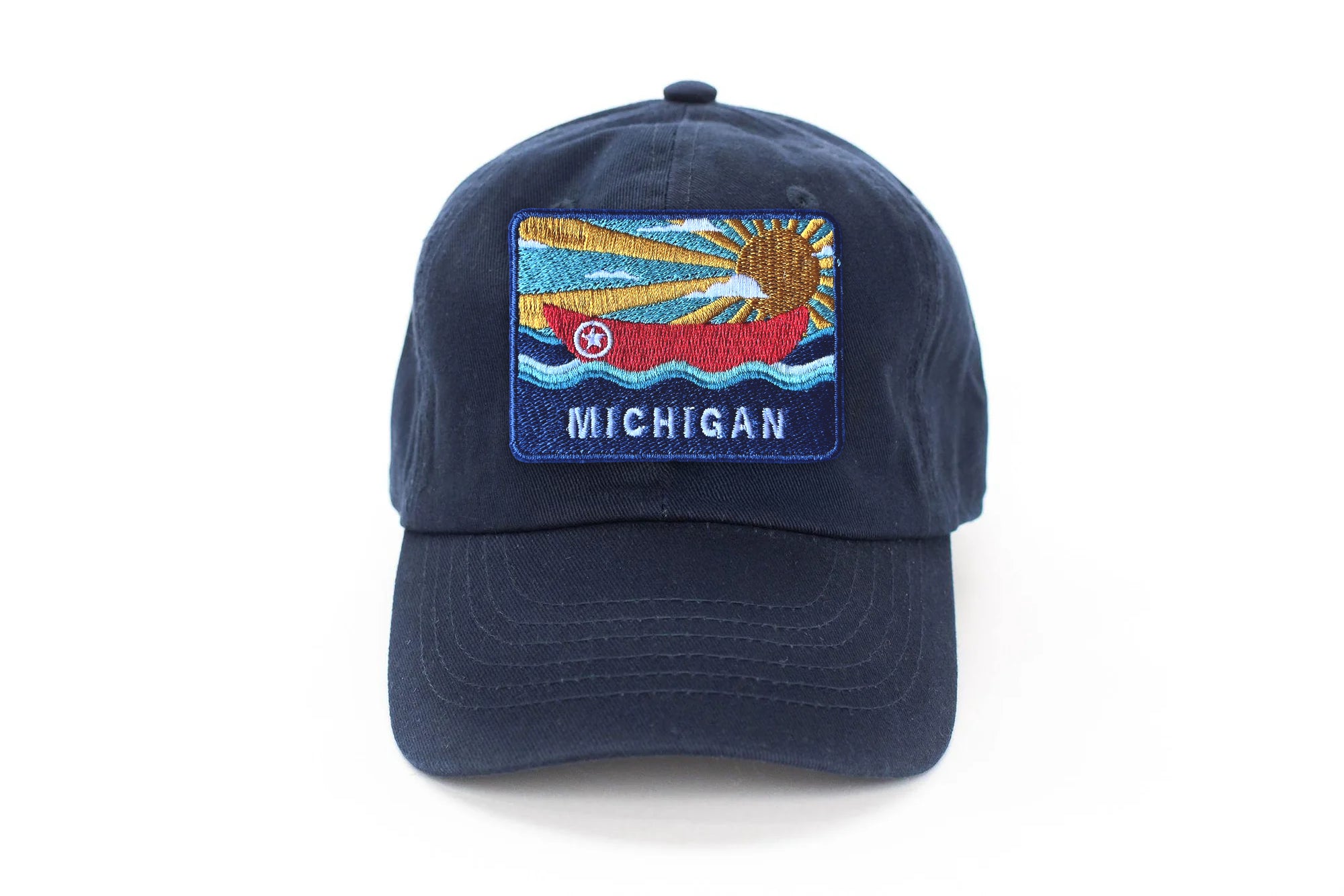 Michigan Postcard Baseball Hat