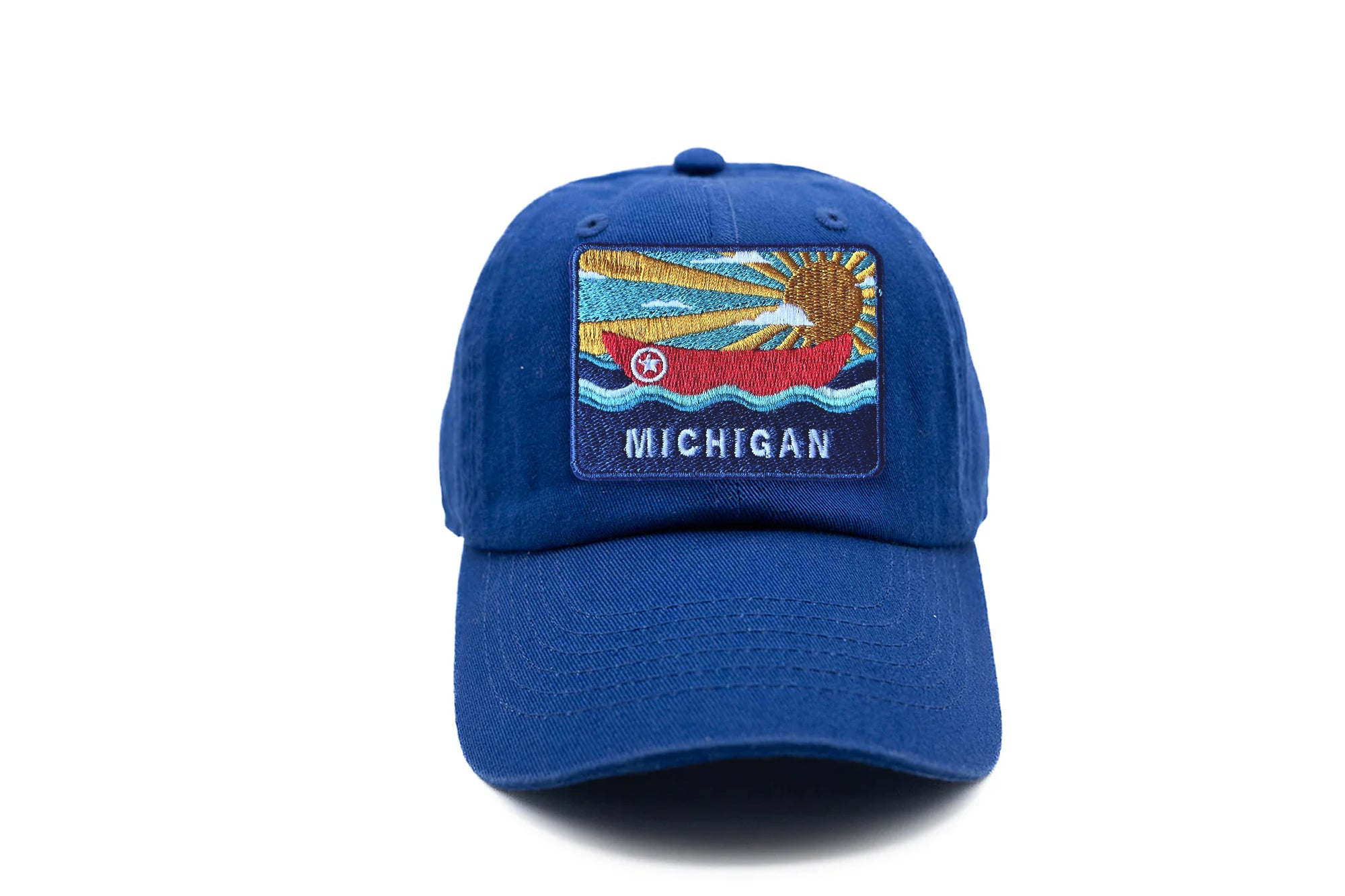 Michigan Postcard Baseball Hat