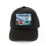Montana Postcard Baseball Hat
