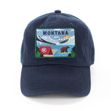 Montana Postcard Baseball Hat