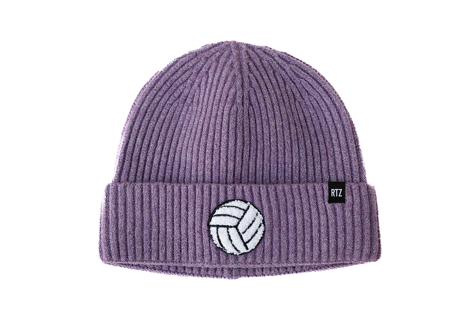 Heather Purple Volleyball Beanie