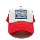 Chicago Postcard Foam Trucker Hat