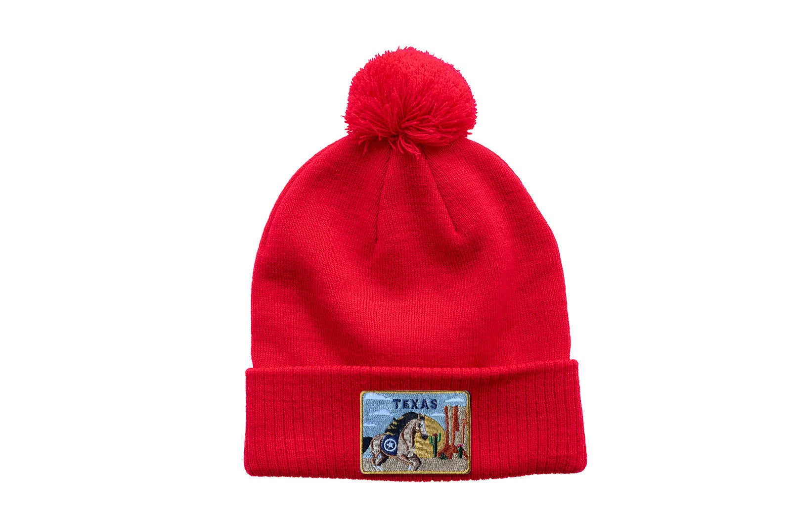 Texas Pom Pom Hat