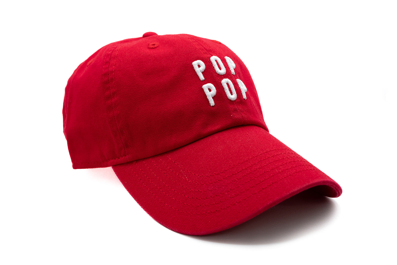 Red Pop Pop Hat