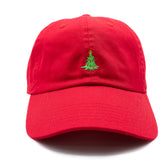 Tiny Holiday Tree Baseball Hat