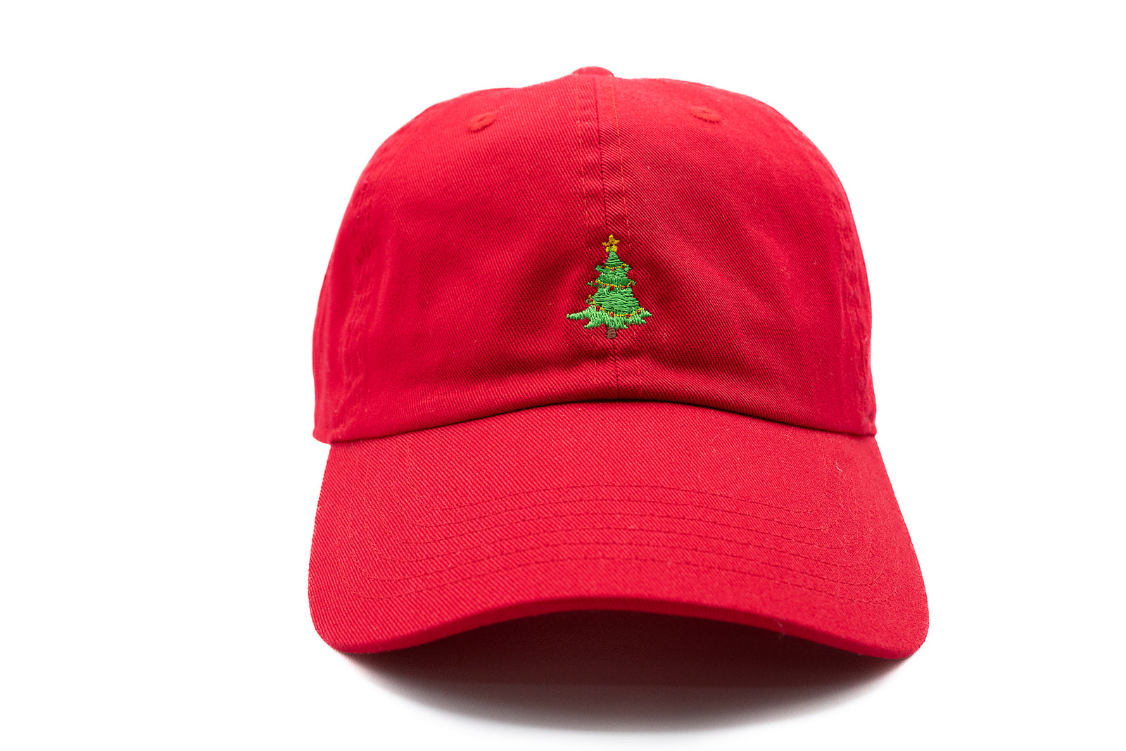 Tiny Holiday Tree Baseball Hat