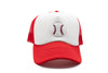 Red &amp; White Foam Trucker Terry Baseball Hat