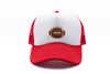 Red &amp; White Foam Trucker Terry Football Hat