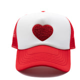 Terry Heart Foam Trucker Hat