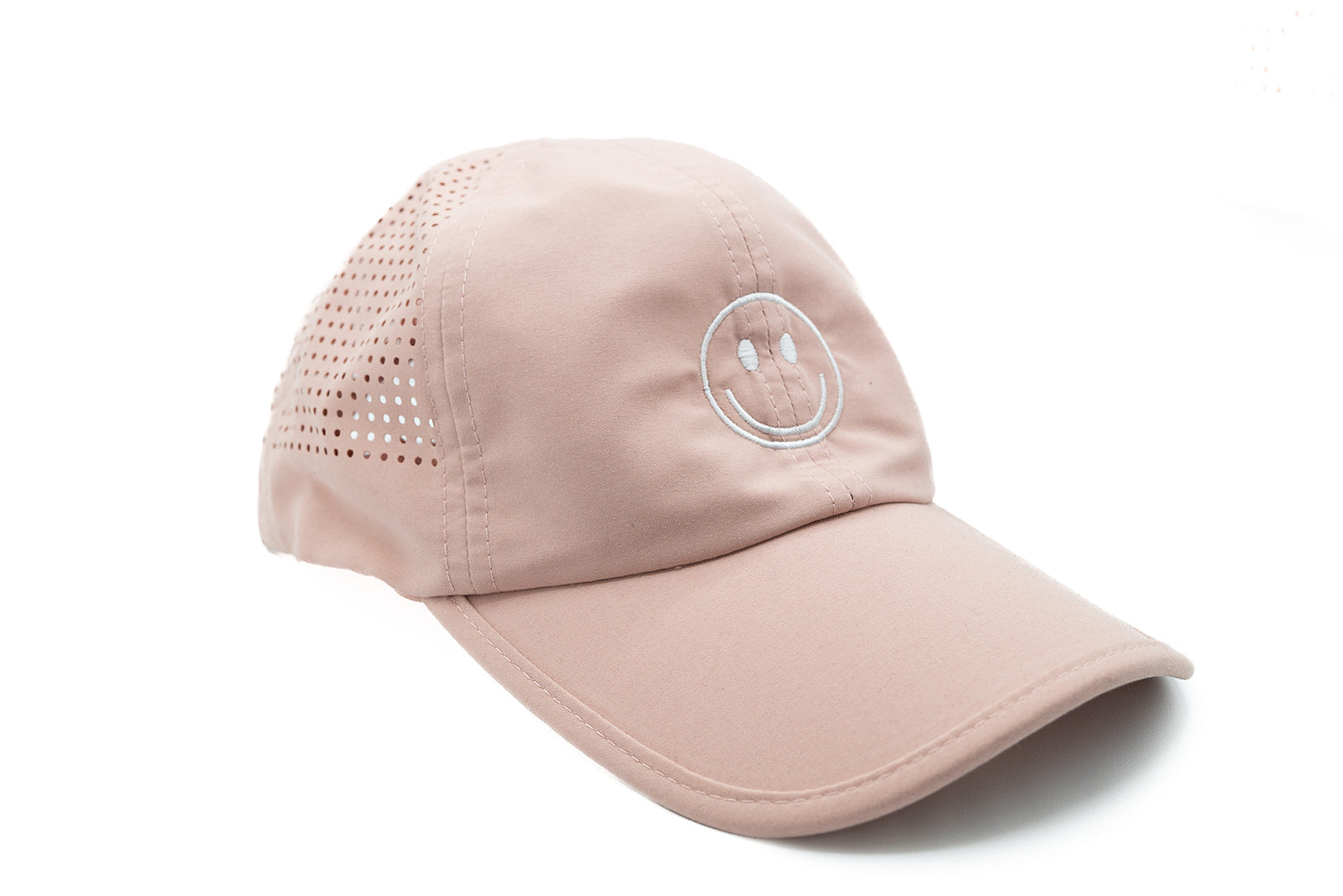 Dusty Rose Athletic Smiley Hat