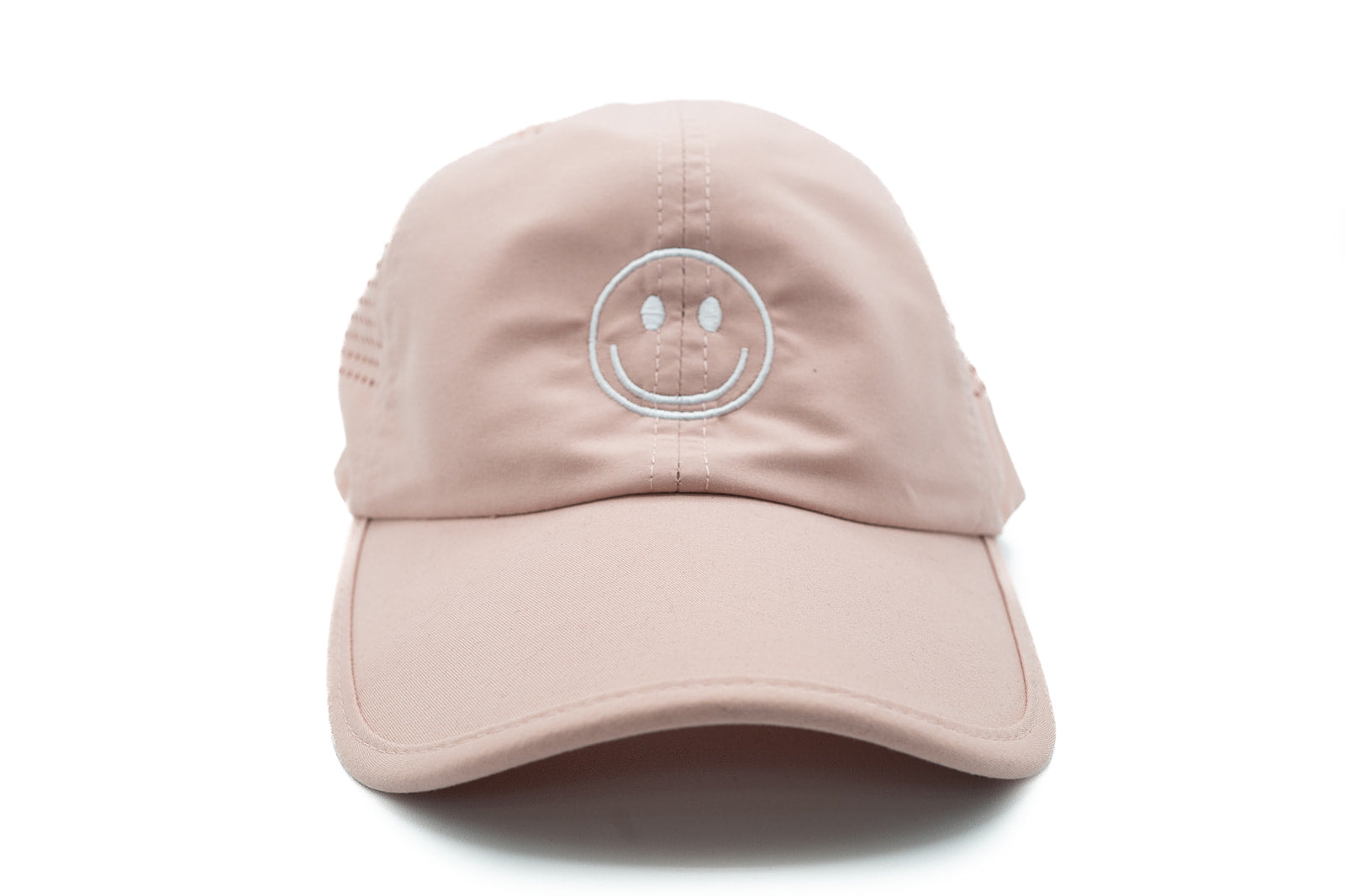 Dusty Rose Athletic Smiley Hat