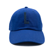 Blue Terry Letter Patch Baseball Hat