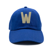 Cream Terry Letter Patch Baseball Hat