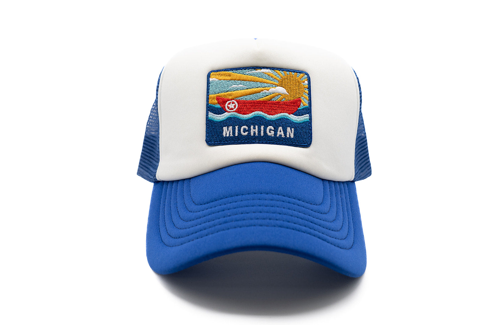 Michigan Postcard Foam Trucker Hat