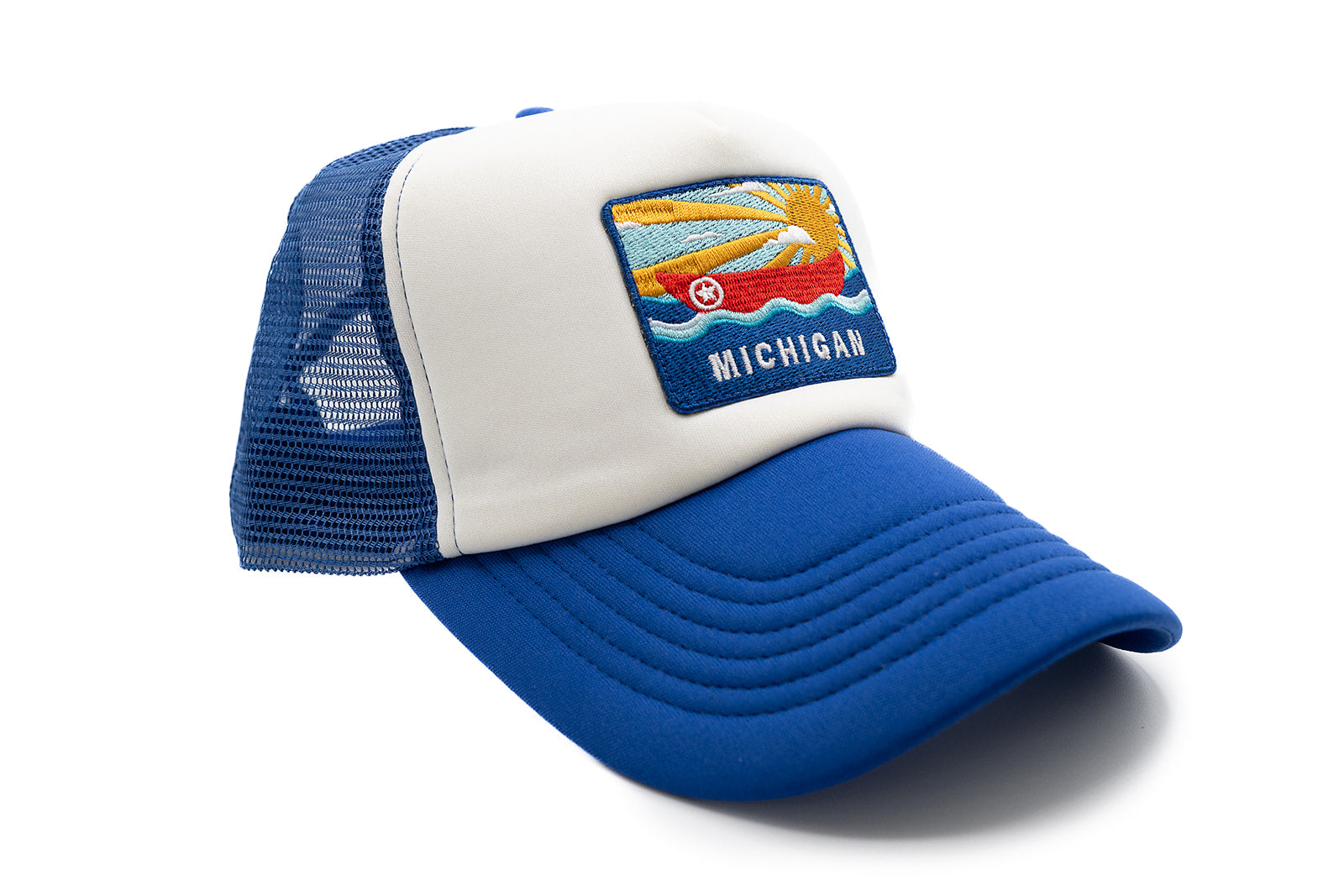 Michigan Postcard Foam Trucker Hat