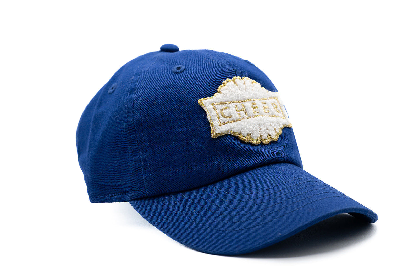 Royal Blue Hat + Terry Cheer Patch
