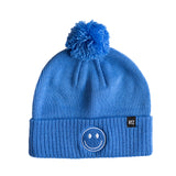 Smiley Pom Pom Hat