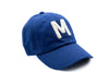 Royal Blue Hat + White Terry Letter