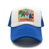 California Postcard Foam Trucker Hat
