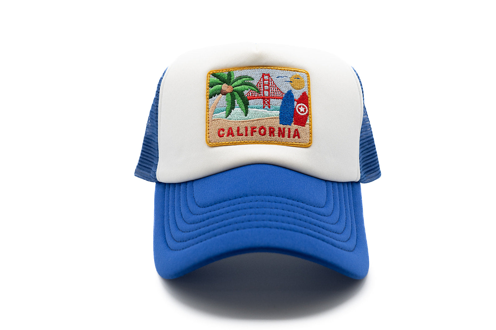 California Postcard Foam Trucker Hat